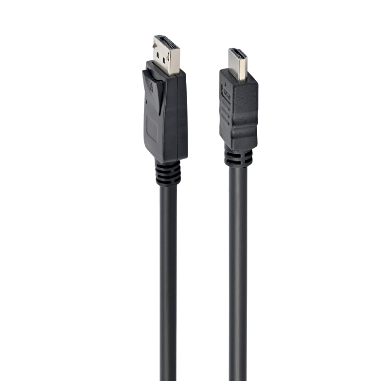 Кабель DisplayPort to HDMI 1m Cablexpert (CC-DP-HDMI-1M)